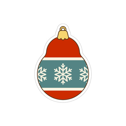 A charming acrylic car-shaped ornament with vibrant colors and a reflective finish, perfect for Christmas decor.