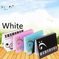 Piano score folder with transparent insert pockets in black, blue, white and pink colour options