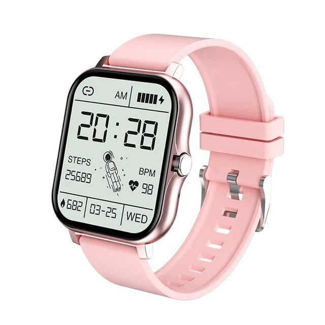 Y13 Smart Watch featuring heart rate monitoring and Bluetooth call compatibility in various colours