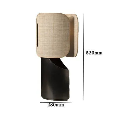 Resin New Chinese style creative designer table lamp in desk lamp colour, 280x130x520mm