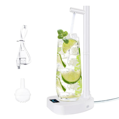 Smart desktop water dispenser with stand for effortless hydration