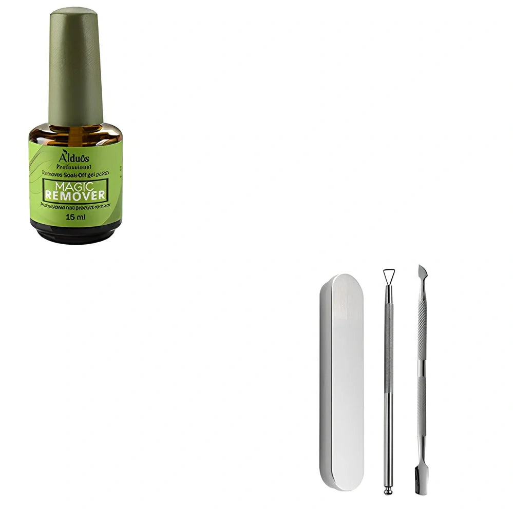 Burst Magic 15ml nail polish remover bottle, 5x3x3cm, for fast 1-2 minute gel soak-off and degreasing