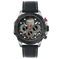 Men's octopus design waterproof watch with luminous quartz movement in blue or black colour options