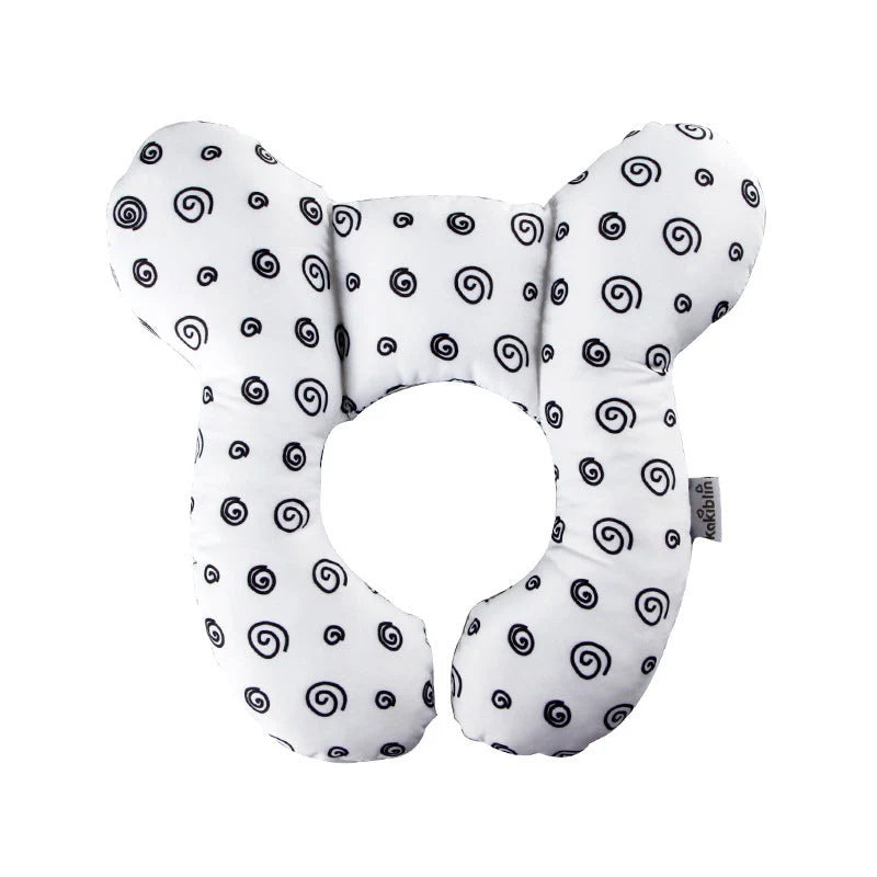 U-shaped baby head support pillow in various styles for car safety seats
