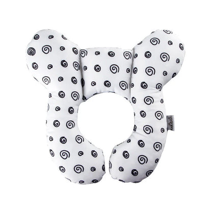 U-shaped baby head support pillow in various styles for car safety seats