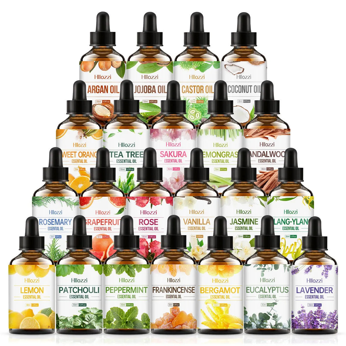 Lavender body massage oil in 30ml bottle with moisturising and nourishing formula for all skin types