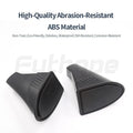 Two black ABS plastic car door trash cans for Tesla Model Y front door storage.