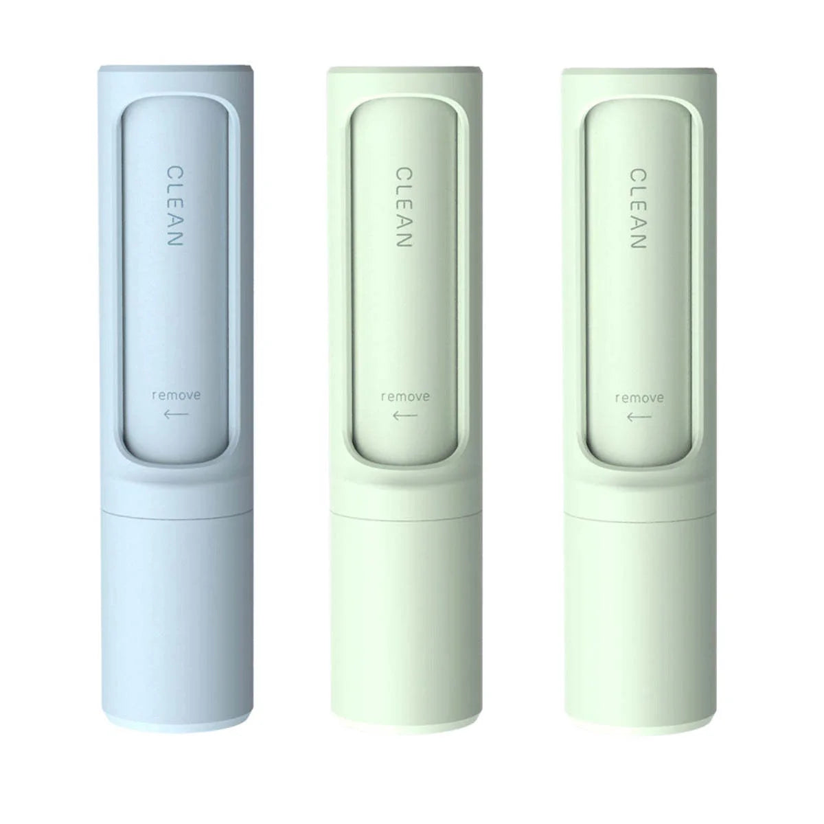 Rotating cylinder electrostatic hair remover brush in multiple colours