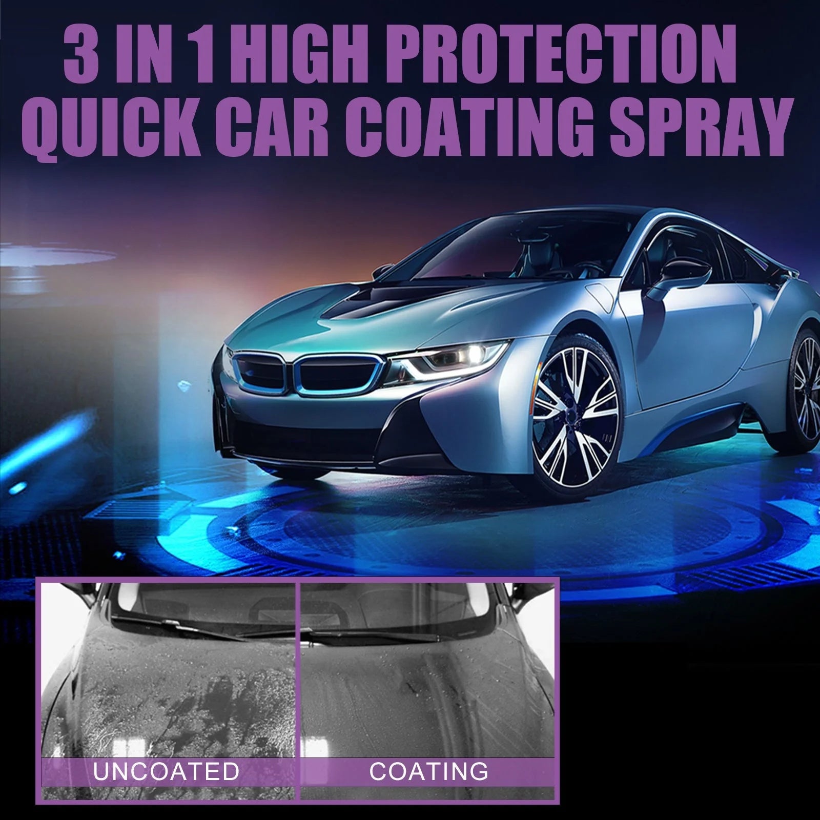 3 In 1 High Protection Fast Car Paint Spray Automatic for quick and easy car paint touch-ups