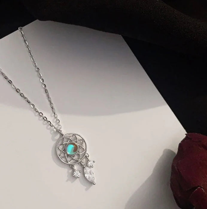 Super Fairy Retro Cold Wind Dream Catcher Pendant with tassels and rainbow details