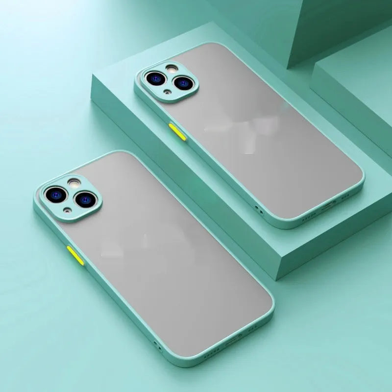 Frosted magnetic iPhone case in multiple colours for iPhone 13, 14, and 15 models