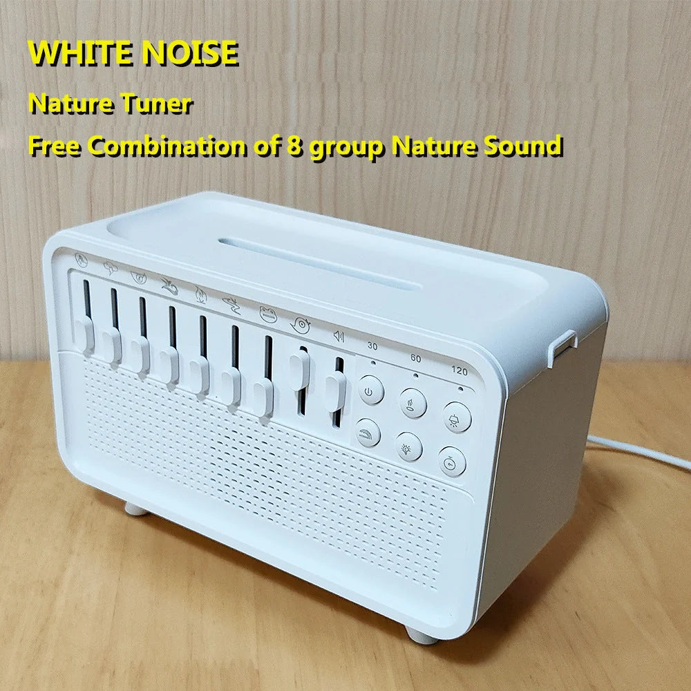 3-in-1 Bluetooth speaker with white noise and humidifier function in European design