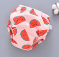 Washable baby training pants with six-layer cotton gauze in multiple colourful designs