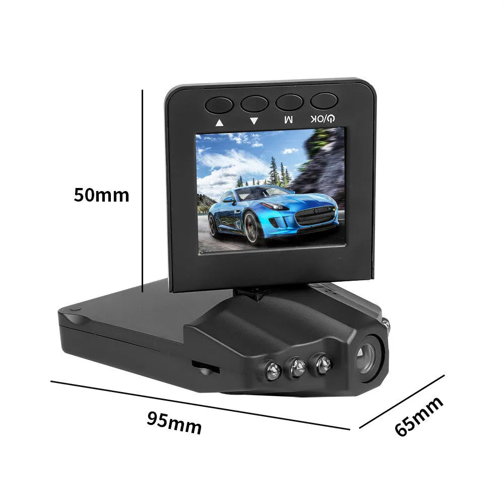 H198 model car DVR dash cam with aircraft nose design on a windscreen