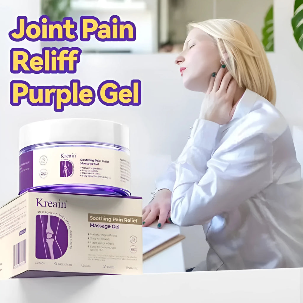 White tube of 100g Joint Pain Care Gel for topical application on joints.