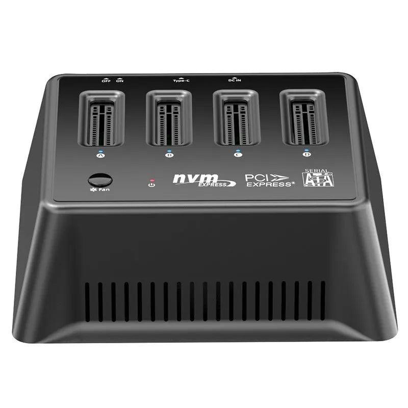 Aluminum alloy M2 SSD mounting base with dimensions 90mm by 78mm by 34mm