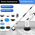 White lithium rechargeable handheld cleaning ball with cleaning brush and power cord