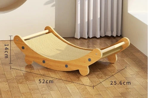 Durable sisal cat scratch board with integrated nest, perfect for protecting furniture and providing comfort for your cat