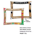 Red Christmas inflatable photo frame PVC construction for party photography