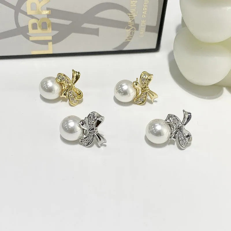 Silver Needle Premium Small Fragrance French Ear Nails in Gold and Silvery colours for jewellery making