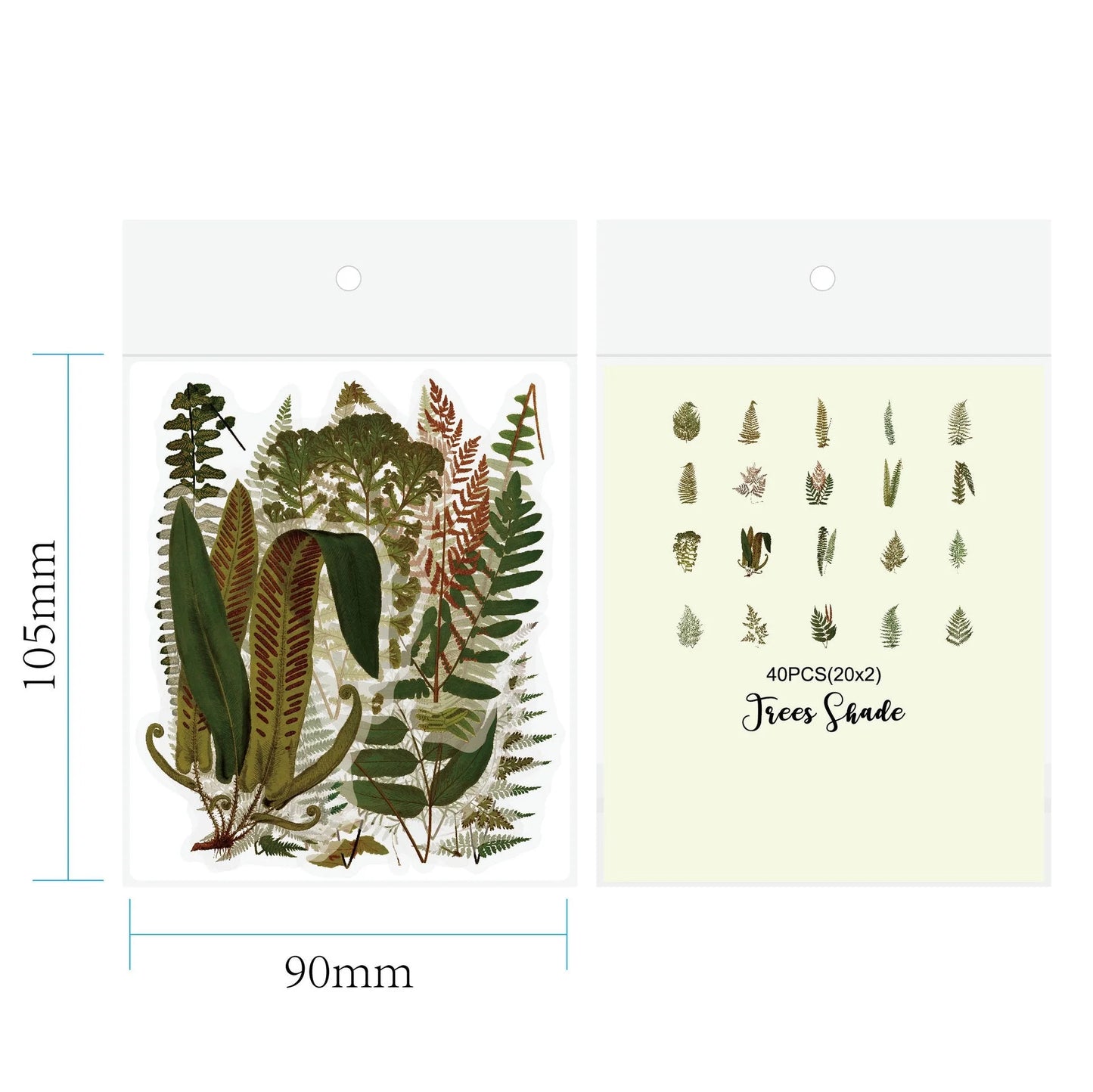 Retro flower and mushroom DIY stickers in various colours for creative projects