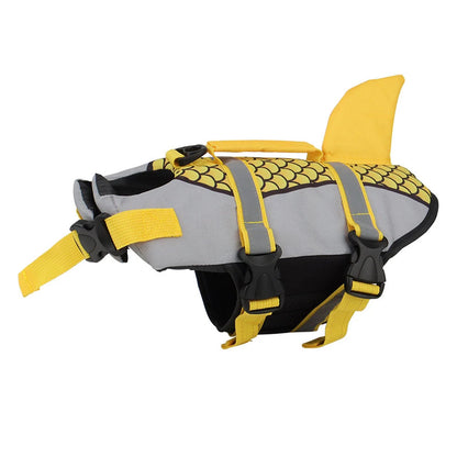 High buoyancy dog life jacket vest in various colors and sizes for safe pet swimming