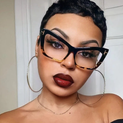 Anti-blue light glasses in various colours with butterfly frame