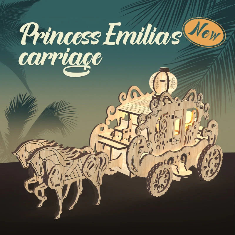 Princess Amelia Carriage Modelling Puzzle Toy for creative and educational play