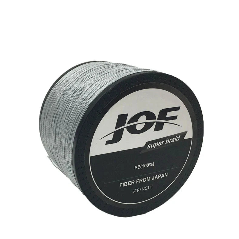 Dali Horse Eight Series grey PE braided fishing line on spool with length options