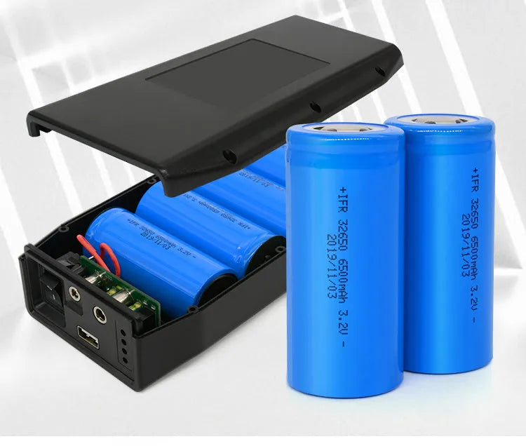 LF4100 lithium iron phosphate battery with 12V 9V 5V outputs and charger