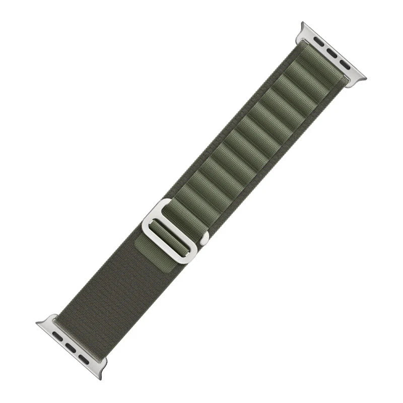 Apple Watch nylon strap with metal tips in various colours