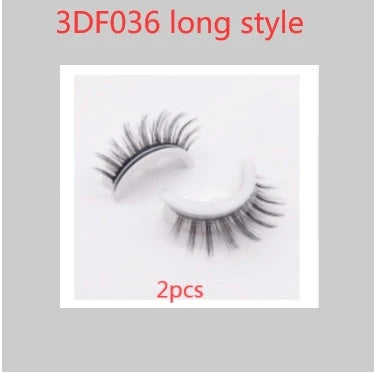 Captivating 3D layered mink-like false eyelashes for bold, voluminous eye makeup looks