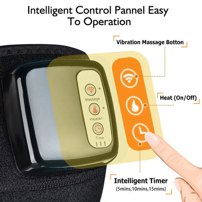 Infrared Heating Knee & Joint Massager with Vibration Therapy for Pain Relief and Improved Mobility