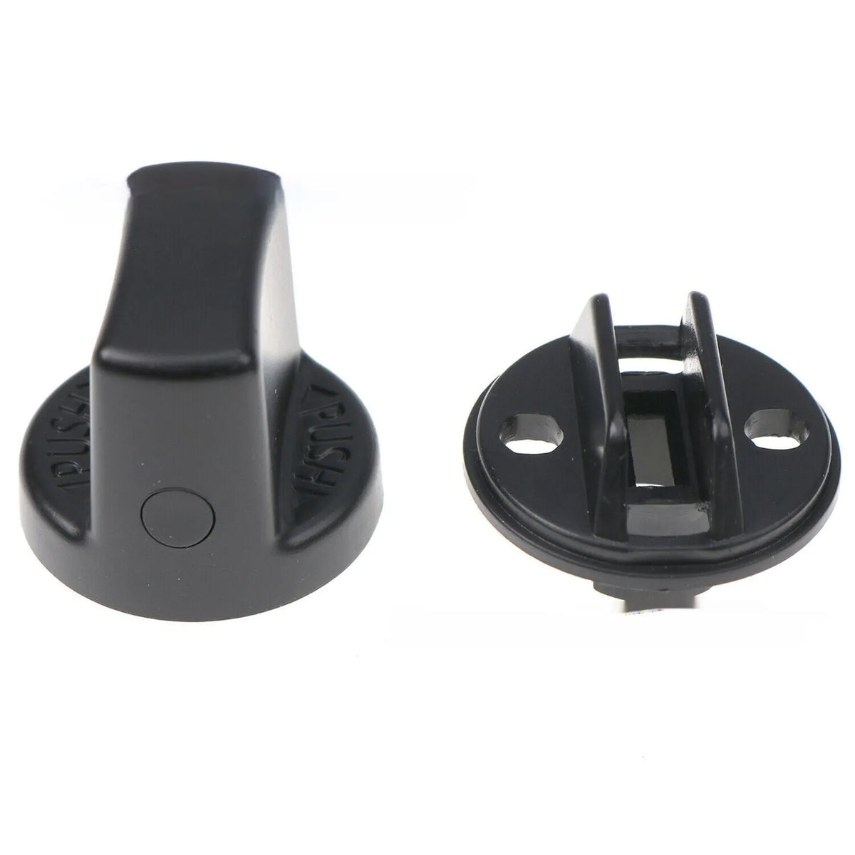 Black ABS ignition knob cover for automobiles, reference 4408A167 and 4408A031