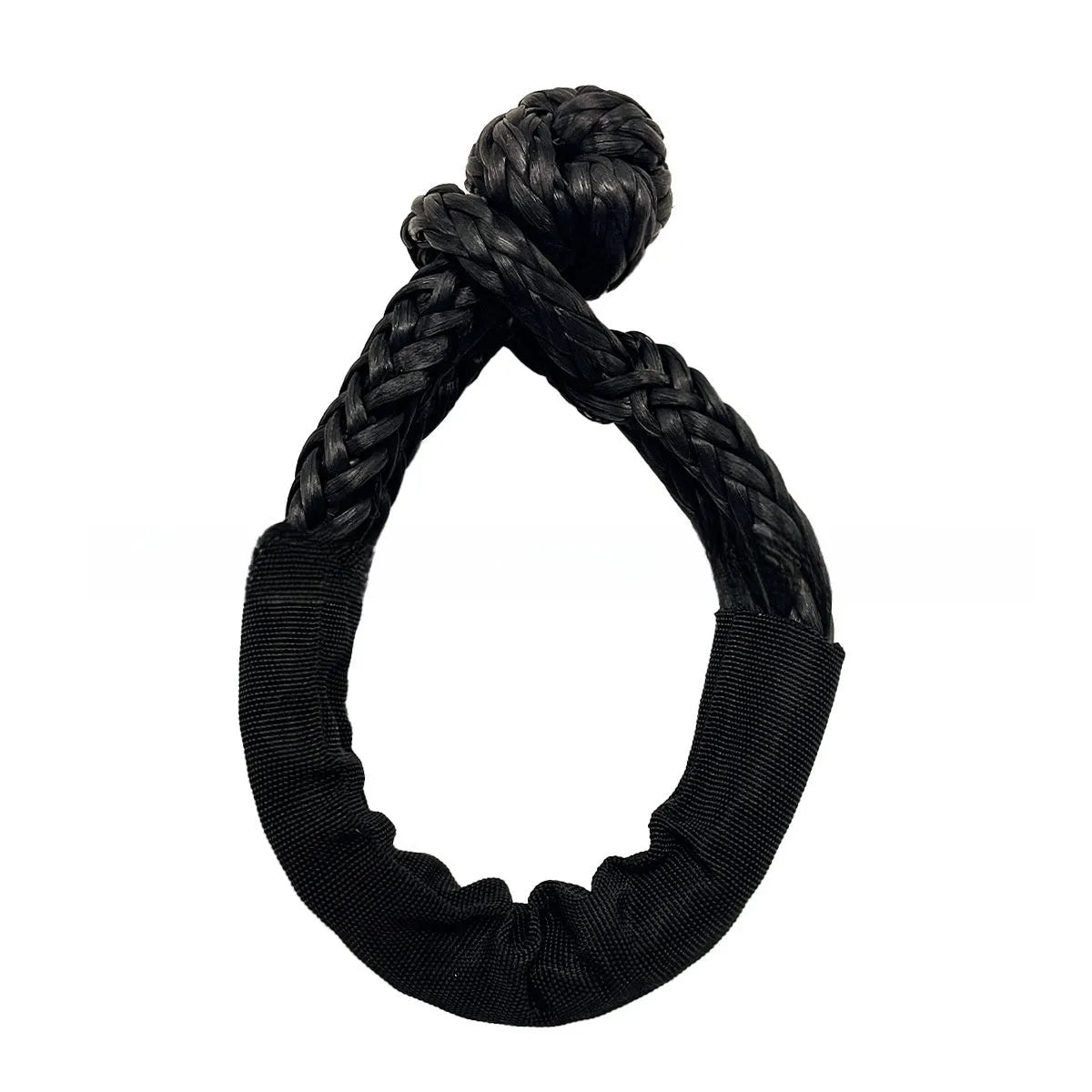 Polymer soft shackle trailer rope with 12mm diameter shown in various colour options