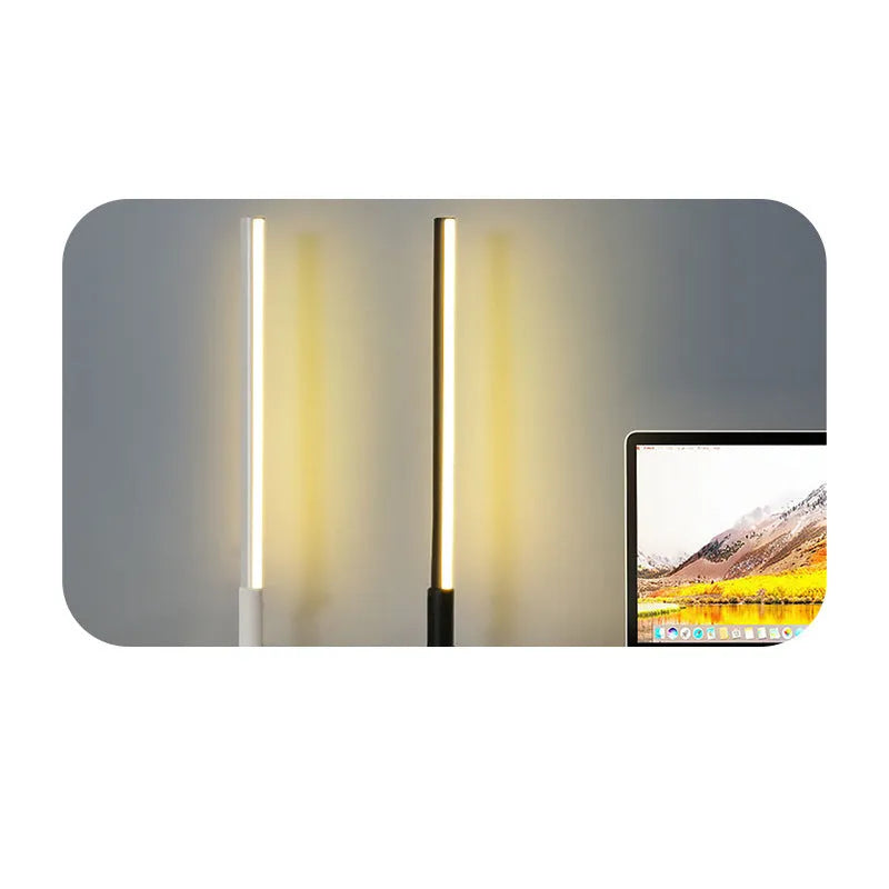 Black retro aluminium LED atmosphere lamp measuring 48.5cm tall