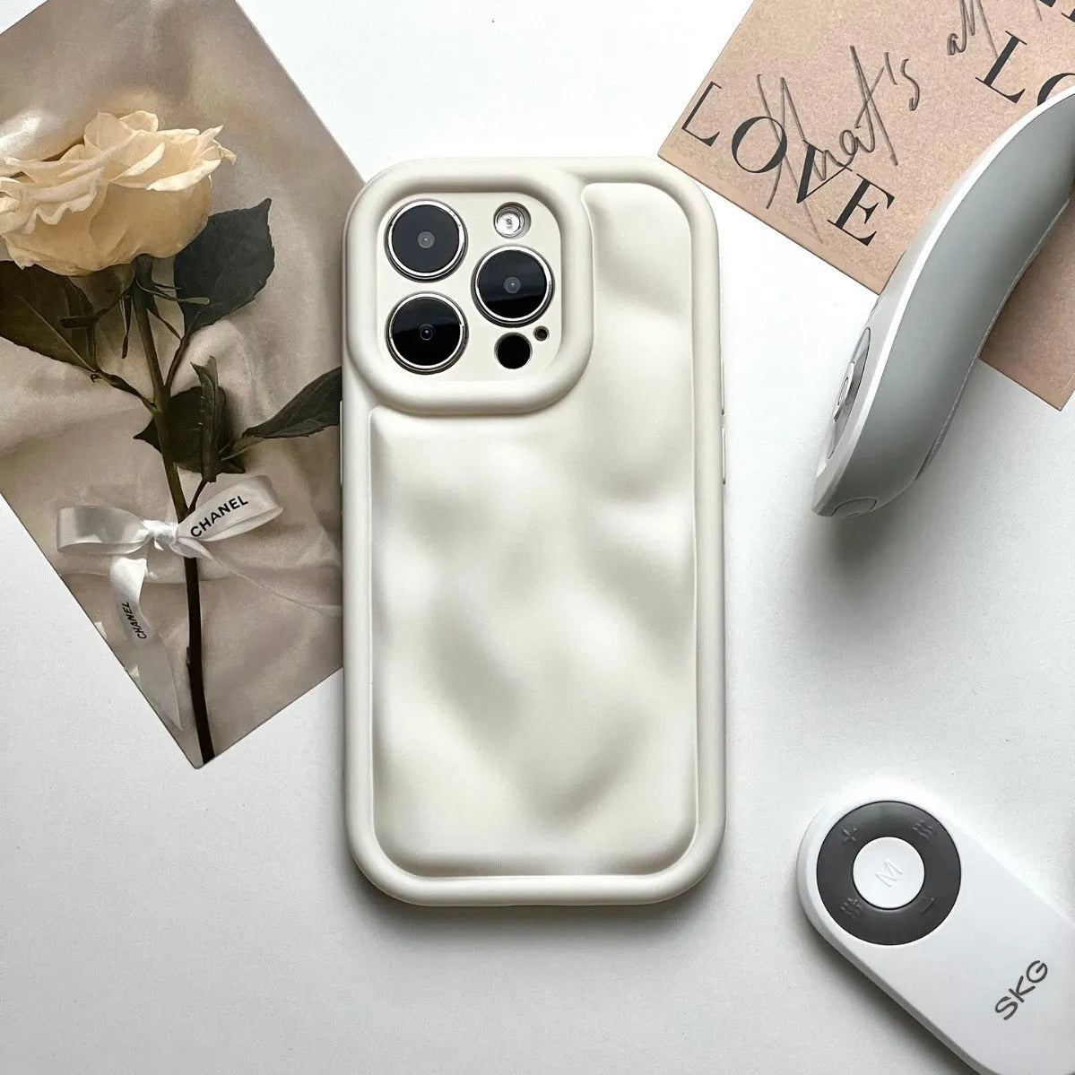 Solid colour meteorite pattern TPU phone case for Apple iPhone with electroplating finish in Antique White, Black, Wine Red