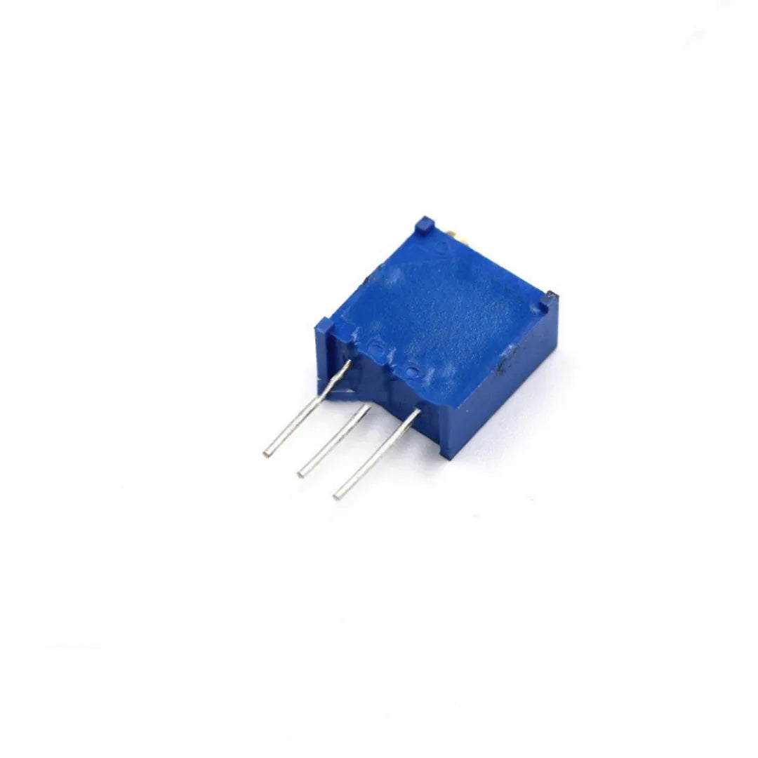 Blue multi turn precision trimmer potentiometer 20K ohm glass glaze film