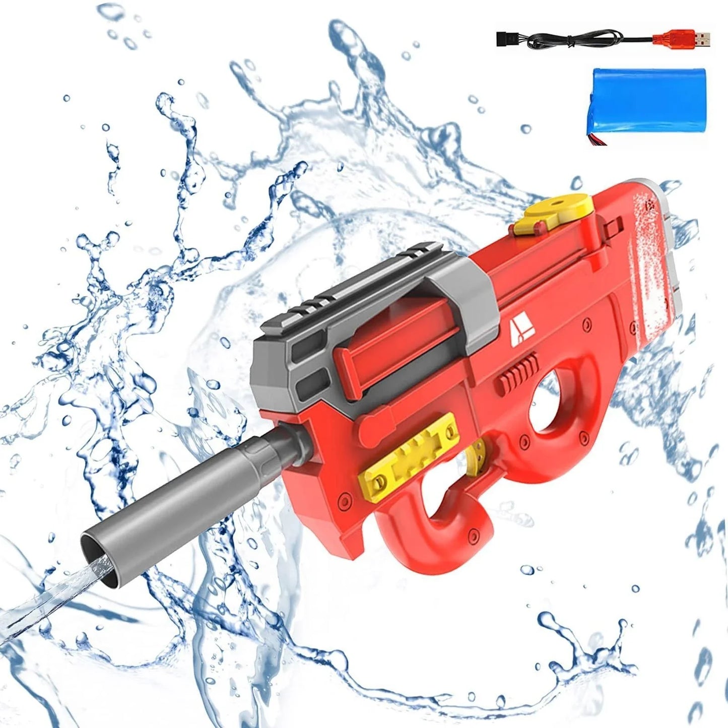 P90 Electric Water Blaster - High-Tech Outdoor Water Gun for Summer Fun