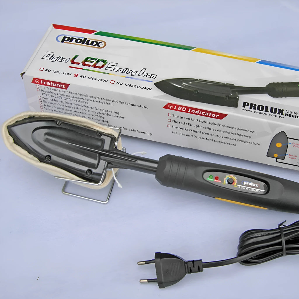 Electronic temperature control skin model hot iron with adjustable heat settings and EU plug