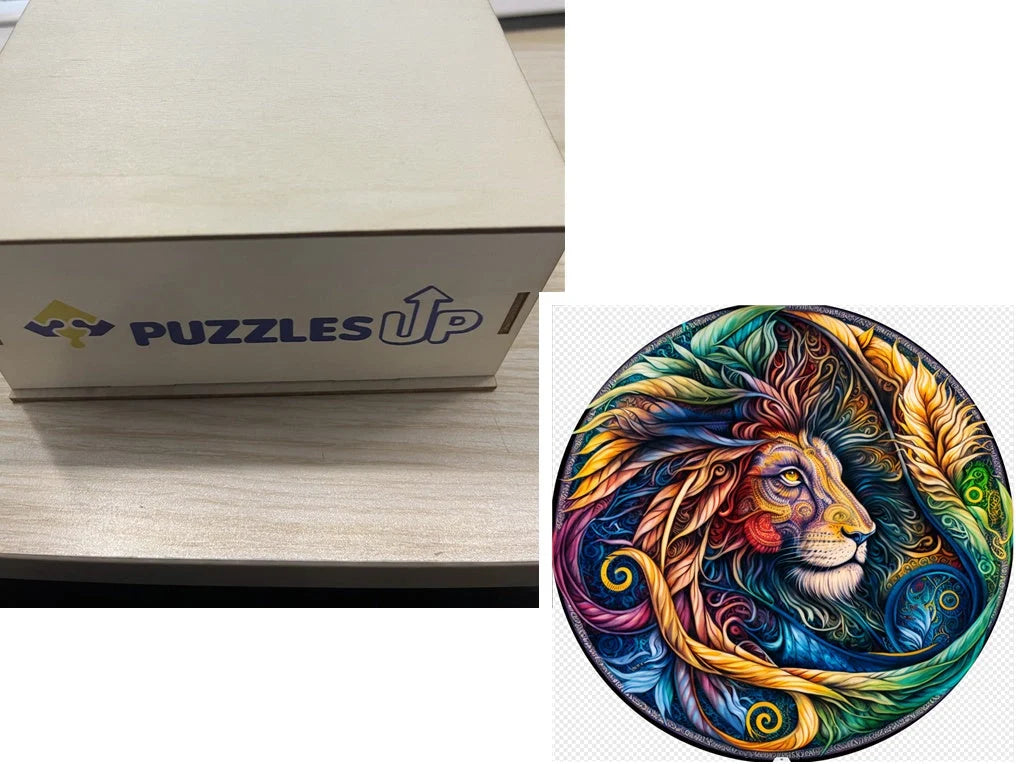 Animal Puzzle Puzzlesup A3 Size With The Box - Detailed wooden puzzle for creative minds