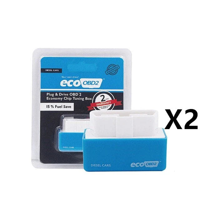 ECO OBD2 Driver Chip Tuning Box for gasoline cars, reduces fuel consumption by up to 15%
