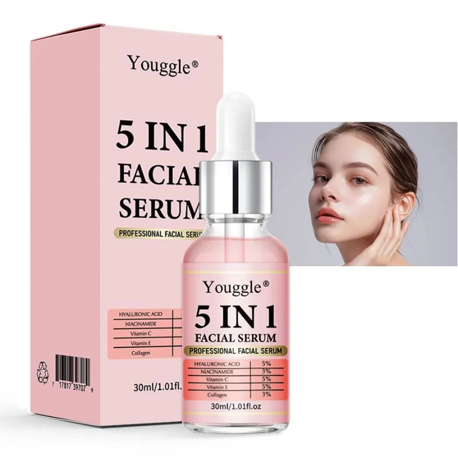 30 ml 5-in-1 face serum bottle for brighter even complexion daily skincare