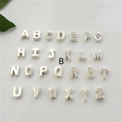 Peach Heart Shaped Letter Necklace in gold and silver finishes with alloy pendant