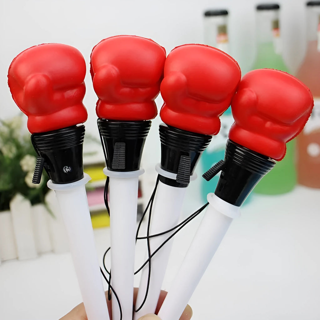 Pressure relief boxing pen with plug-in sleeve design and black 0.7mm bullet tip