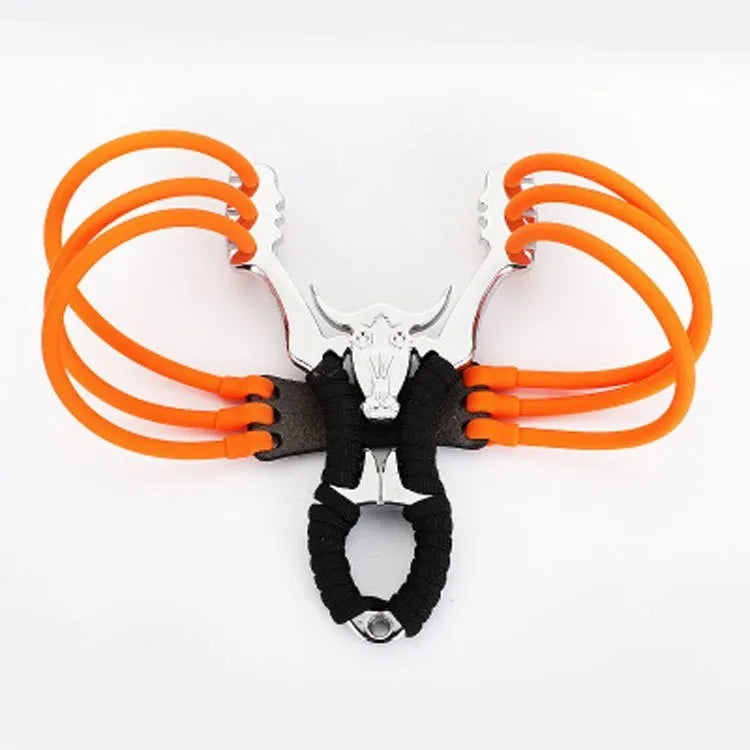 Traditional zinc alloy Dawei slingshot for outdoor precision target shooting.
