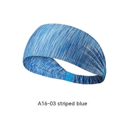 Quick-drying antiperspirant yoga hair band for women in various colours