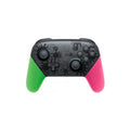 Wireless Bluetooth gamepad with vibration feedback in black, white, red, and green colour options.