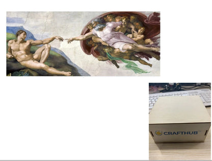 Animal Puzzle Craft Hub A3 Size Wooden Box for puzzle storage and display