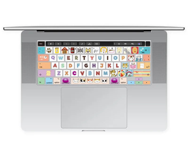 Colourful TPU keyboard protective film for 13.3-inch Apple MacBook Pro Air laptop